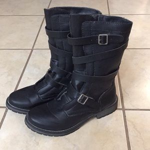 Black Zip Up Boots